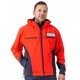 KURTKA RATOWNICTWA - SOFTSHELL R918 fluoresc.czerwony/granatowy WOJDAK
