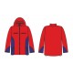 KURTKA RATOWNICTWA - SOFTSHELL R918 fluoresc.czerwony/granatowy WOJDAK
