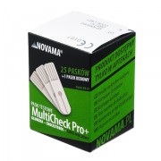 Paski testowe KWAS MOCZOWY opak. 25szt MULTI CHECK PRO+ NOVAMA