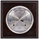 TERMO-HIGRO BAROMETR 3w1 095609 BROWIN zegarze srebrny drewn.
