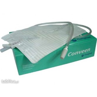 CONVEEN worek na nogę do zbiórki moczu Conveen Security+ 500 ml, dren 50 cm COLOPLAST CONVEEN worek na nogę do zbiórki moczu Conveen Security+ 500 ml, dren 50 cm COLOPLAST