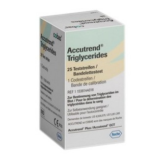 ACCUTREND TRIGLYCERIDES pakowane po 25 sztuk ACCUTREND TRIGLYCERIDES pakowane po 25 sztuk
