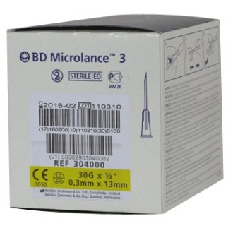 Igła Microlance 0,3x13mm a'100 BD