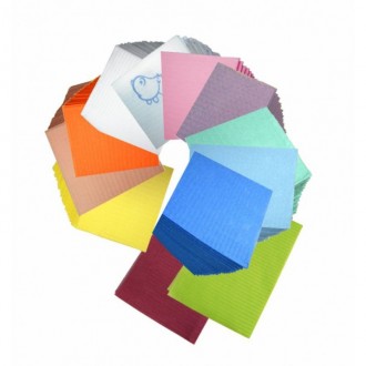 Serwety stomatologiczne składane 43x33cm karton 500szt. HYGOMED Serwety stomatologiczne składane 43x33cm karton 500szt. HYGOMED
