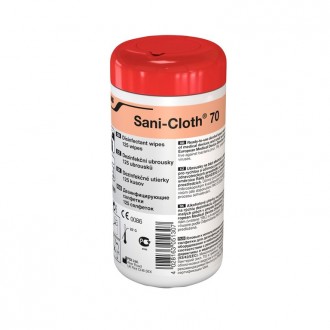 Sani-Cloth 70 Tuba 125szt. alkoholowe chusteczki dezynfekcyjne 130x185mm Sani-Cloth 70 Tuba 125szt. alkoholowe chusteczki dezynfekcyjne 130x185mm