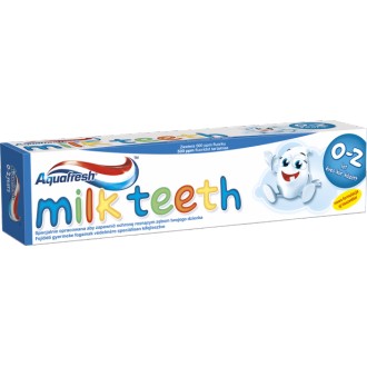 Pasta AQUAFRESH Milk Teeth 0-2 50ml Pasta AQUAFRESH Milk Teeth 0-2 50ml