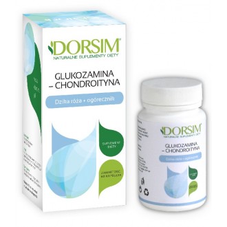 GLUKOZAMINA - CHONDROITYNA 60 kapsułek DORSIM GLUKOZAMINA - CHONDROITYNA 60 kapsułek DORSIM