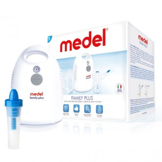 Inhalator MEDEL FAMILY PLUS + nebulizator MEDEL JET RHINO