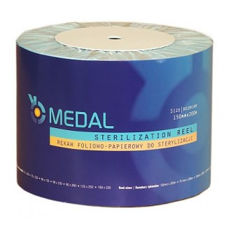 Rękaw do sterylizacji z fałdą 10cm/100m MEDAL Rękaw do sterylizacji z fałdą 10cm/100m MEDAL
