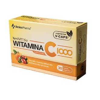 XENIVIT BIO WITAMINA C 1000mg 30 kaps. XENICO PHARMA XENIVIT BIO WITAMINA C 1000mg 30 kaps. XENICO PHARMA