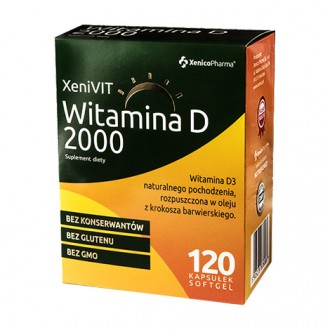 XENIVIT WITAMINA D 2000 mg 120 kaps. XENICO PHARMA XENIVIT WITAMINA D 2000 mg 120 kaps. XENICO PHARMA
